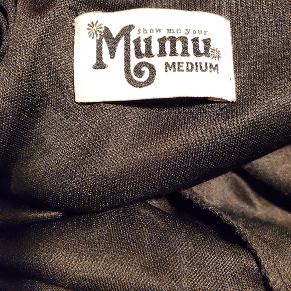 Show Me Your Mumu Sequin Dress EUC Size Medium Open Back PTP 19 - Picture 4 of 4